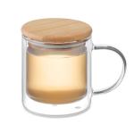 FARBI Double wall borosilicate mug Transparent