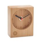 CLAMBU Bamboo table clock Timber