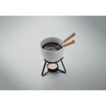 KASE Ceramic fondue set 240 ml White