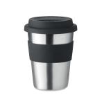 IRMUG Trinkbecher Edelstahl 350ml Schwarz