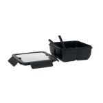 SATURDAY Lunch box with cutlery 600ml Black