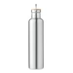 HELSINKI LARGE Double wall flask 1L Flat silver