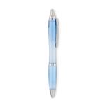 RIO RPET Ball pen in RPET Transparent lightblue