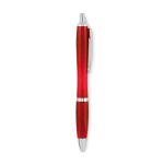 RIO RPET Ball pen in RPET Transparent red