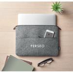 TOPLO Laptoptasche RPET-Filz Grau