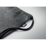 INDICO RPET felt drawstring bag Stone