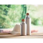 AMEL Aluminium bottle 400 ml Flat silver