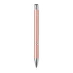 BERN RA Recycled aluminium ball pen Fawn/red