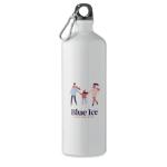 MOSS LARGE Trinkflasche Aluminium 1L Weiß