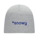 LIGHTY Unisex-Beanie Baumwolle Grau