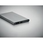 POWERFLAT C 4000 mAh Power Bank Type C Titanium