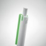 SIDE Recycled ABS push button pen Lime