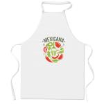 KITAB Kitchen apron in cotton White