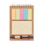 MULTIBOOK Notizbuch mit Klebezetteln Beige