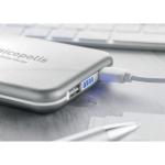 SOLARFLAT Solar Powerbank 4000 mAh Silber matt