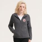 NORTH WOMEN ZIPPED FLEECE, gray Gray | L