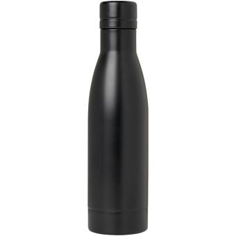 Vasa 500 ml RCS certified recycled stainless steel copper vacuum insulated bottle Black