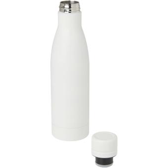 Vasa 500 ml RCS certified recycled stainless steel copper vacuum insulated bottle White