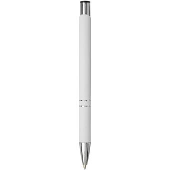 Moneta soft touch ballpoint pen White