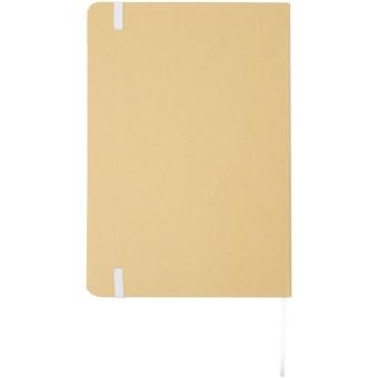 Nelida A5 recycled cardboard hard cover notebook White