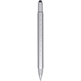 Dora recycled aluminium multifunctional pen Silver