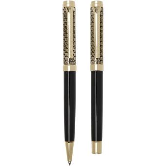 Legato ballpoint and rollerball pen set Gold