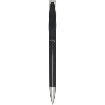 Ana recycled plastic ballpoint pen Black