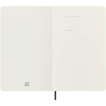 Moleskine 100% VEGEA® Boa L soft cover notebook - ruled Black