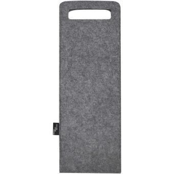 Felta 75 cl GRS recycled felt wine bag Gray