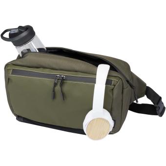 Roam GRS recycled modular sling bag Green