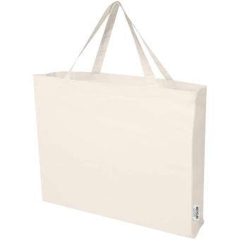 Odessa 220 g/m² GRS recycled cotton large tote bag 