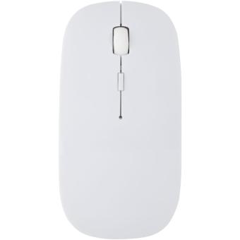 Menlo RCS recycled plastic wireless mouse White