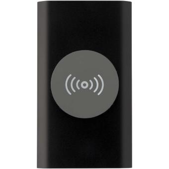 Juice 4000 mAh Type-C recycled aluminium wireless power bank Black