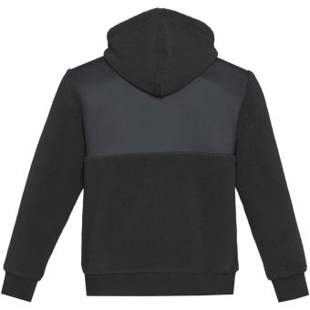 Evans unisex recycled sherpa fleece, black Black | XXS