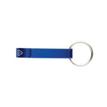 XD Collection RCS recycled aluminum bottle and can opener Aztec blue