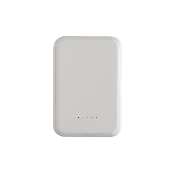 XD Collection Stellar 5.000mAh 5W magnetische Powerbank aus RCS rec. ABS Weiß