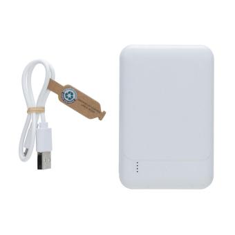 XD Collection RCS recycled plastic 5.000 mAh powerbank White