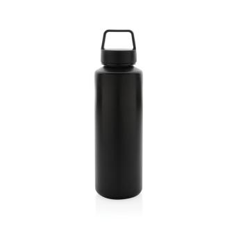 XD Collection Wasserflasche mit Henkel aus RCS rPP Schwarz