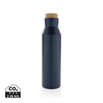 XD Collection Gaia RCS certified recycled stainless steel vacuum bottle 