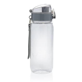 XD Collection Yide RCS Recycled PET leakproof lockable waterbottle 600ml Transparent