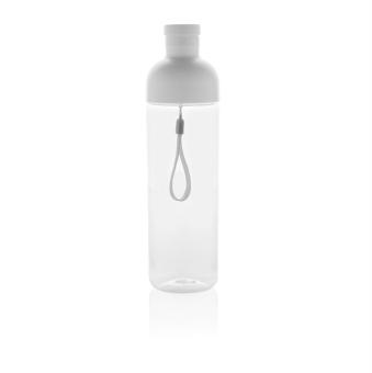 XD Collection Impact auslaufsichere Wasserflasche aus RCS recyc. PET 600ml Weiß