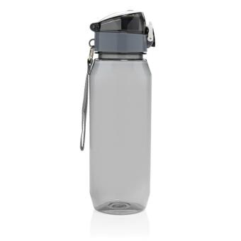 XD Collection Yide verschließbare Wasserflasche aus RCS rec. PET, 800ml Schwarz