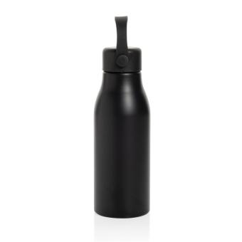 XD Collection Pluto RCS Certified recycled aluminium bottle 680ml Black