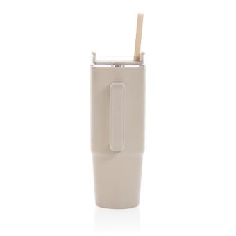 XD Collection Tana RCS plastic tumbler with handle 900ml Fawn