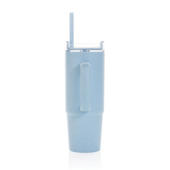 XD Collection Tana RCS plastic tumbler with handle 900ml Light blue