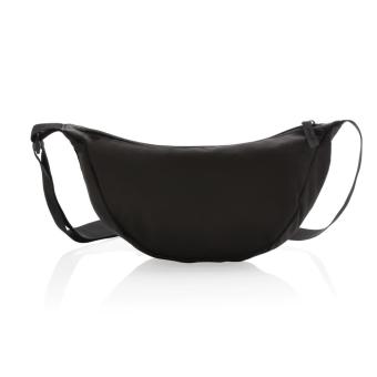 XD Collection Crescent AWARE™ RPET Half-Moon Sling Tasche Schwarz