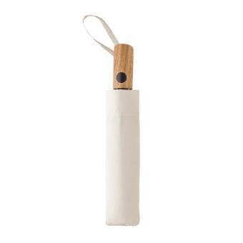 XD Collection Kaycey 21“ Auto-Open Mini-Regenschirm aus AWARE™ rPET Beige