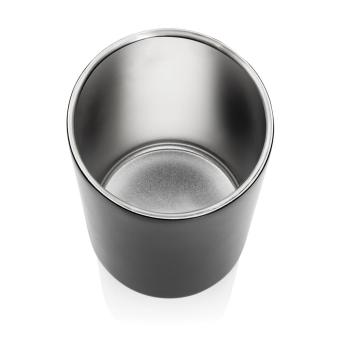 XD Collection Vino RCS certified recycled stainless steel wine bucket Black