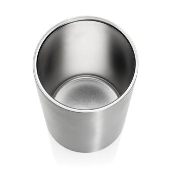 XD Collection Vino RCS certified recycled stainless steel wine bucket Silver