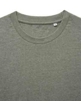 Iqoniq Manuel recycled cotton t-shirt undyed, heather green Heather green | XS